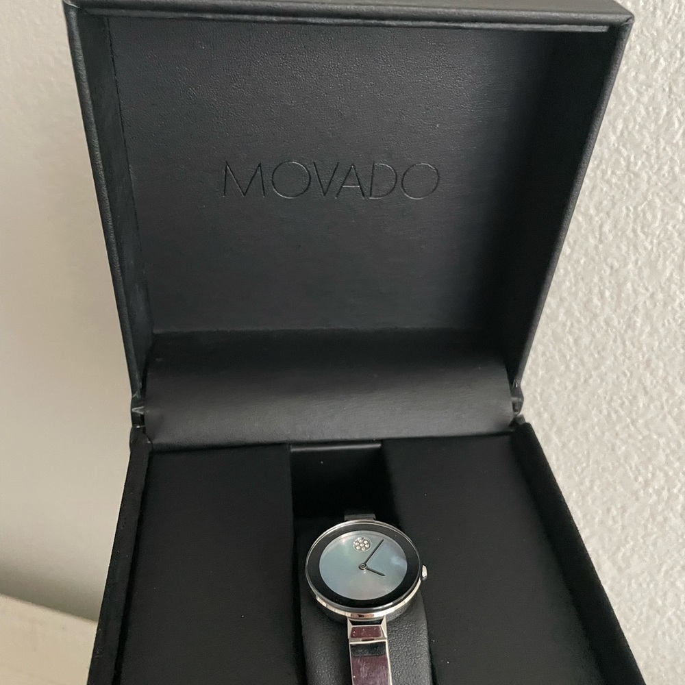 Movado Silver Watch - Picture 5 of 9